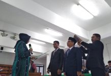 UCY Lantik Sejumlah Pejabat Periode 2019-2022