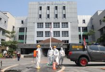 Brimob DIY Tak Henti Jalankan Giat Penyemprotan Disinfektan