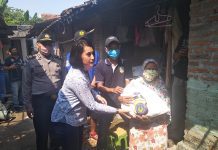 Bantu Warga Terdampak Corona, Polda DIY – Brajamusti Bagikan Paket Sembako Gratis