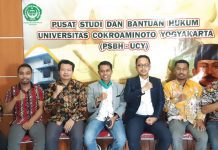 Sosialisasi Program Bantuan Hukum Pusat Studi dan Bantuan Hukum UCY