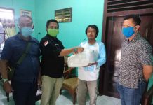 Polda DIY Bagikan Paket Sembako Pada Eks Teroris Terdampak Covid-19