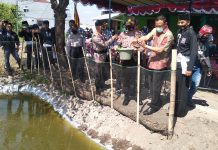 Polda DIY Saluran Bantuan Paket Budidaya Ikan Lele ke PSHT Sleman