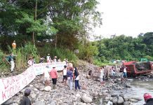 Dinilai Ijin Bermasalah, Warga Kali Progo Tolak Penambahan Pasir Dengan Alat Berat
