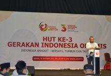 HUT ke-3, Gerakan Indonesia Optimis: Mari Bersatu Wujudkan Mimpi Indonesia Emas 2045