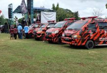Apel Kebangsaan, Pemuda Pancasila Karanganyar Tambah 6 Unit Mobil Ambulan Gratis Untuk Layani Masyarakat
