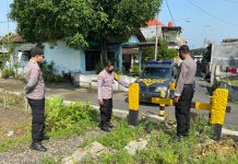 Persiapan Jalur Mudik Lebaran, Jajaran Polres Karanganyar Cek Jalur KA