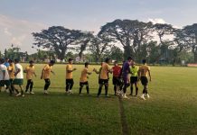 Laga Amal Untuk Bayu Sportivo, Persika Karanganyar Tumbangkan Tanon FC 2 – 0