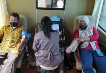 Unriyo Gelar Posbindu dan Donor Darah