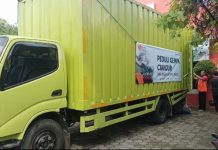 Rumah Zakat Jogja Berangkatkan Truk Bantuan ke Cianjur