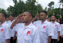 Puluhan Mahasiswa Papua Ikuti Upacara HUT RI ke 78