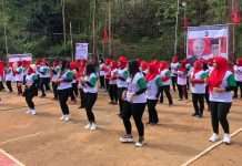 Sapa Kampung Halaman Ganjar, Relawan Jaritangan Bergerak Bersama Emak-emak