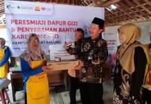 Program Dapur Gizi Kampung Zakat Balong Gunungkidul Resmi Beroperasi