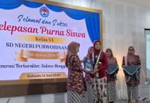 SD Negeri Purwobinangun Gelar Wisuda, Bunga Mayra Raih Nilai ASPD Tertinggi