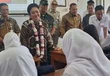 Titiek Soeharto Tinjau MBG di SMP N 1 Depok Sleman
