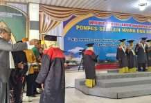 Wisuda 31 Santri Lansia Ponpes Sabilun Najah, Usia Tertua 86 Tahun