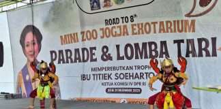 Parade dan Lomba Tari se-DIY Perebutkan Piala Titiek Soeharto Digelar di Mini Zoo Jogja Exotarium