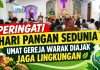 PERINGATI HARI PANGAN SEDUNIA, UMAT GEREJA WARAK DIAJAK JAGA LINGKUNGAN